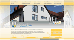 Desktop Screenshot of muehlhausen-kraichgau.de