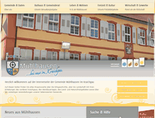 Tablet Screenshot of muehlhausen-kraichgau.de